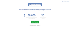 Desktop Screenshot of lifetimepotential.com